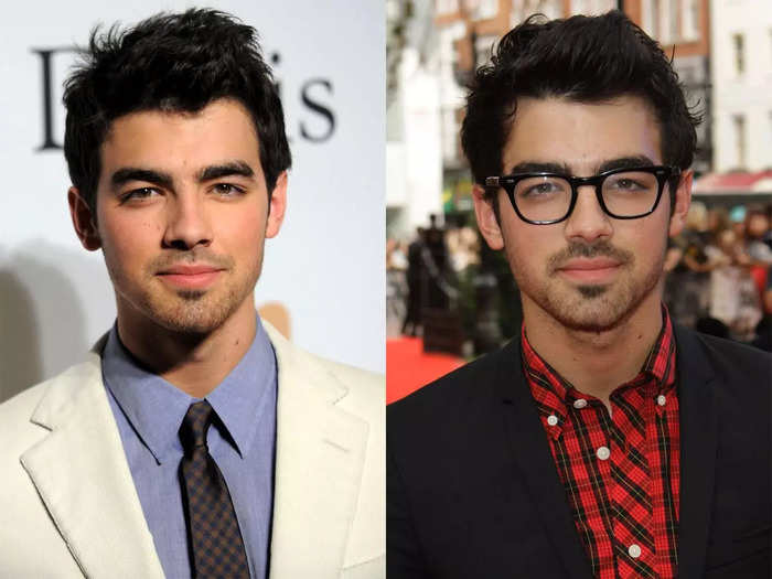 Joe Jonas is another celebrity who prefers large, square frames.