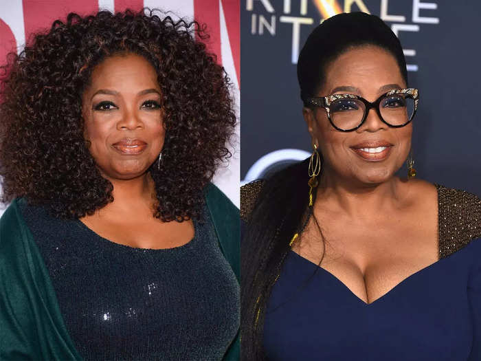 Oprah Winfrey has an impressive collection of fashionable glasses, including those she wore to the Los Angeles premiere of "A Wrinkle In Time" in 2018.