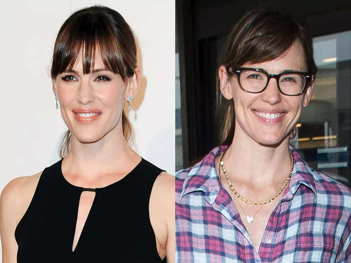 Jennifer Garner often wears glasses while out and about.