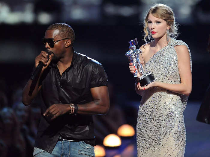 The rift between Ye and Swift first began back in 2009 when he interrupted her at the 2009 VMAs.