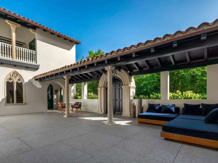 The guest house was designed by Walter De Garmo, a prominent early 20th-century architect behind buildings including Miami City Hall and who "reveled in ornament," according to the Historical Association of Southern Florida.