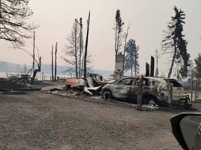 The Gray Fire grew so dangerous that nearby hospitals were forced to shelter in place for four days