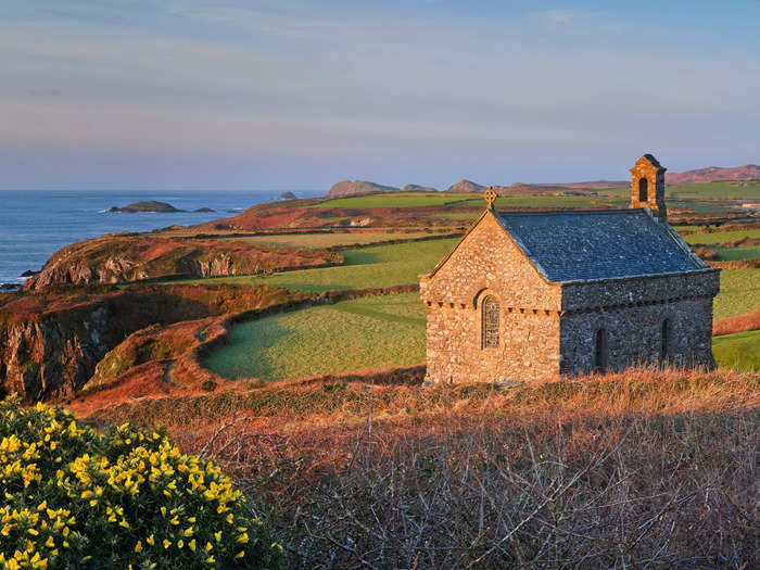 The city is named after Saint David. According to legend, Saint David was born on a Pembrokeshire cliff during a storm. The location is now marked by the ruins of St Non