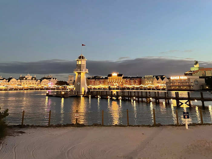 The resort is also just across the lake from the Disney BoardWalk.