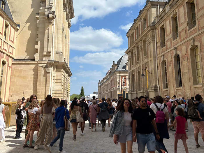 The lines to get into the palace were long, but quicker to get through than I anticipated.