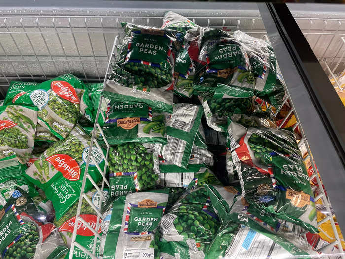 I like to buy frozen vegetables in bulk because I eat them so often.