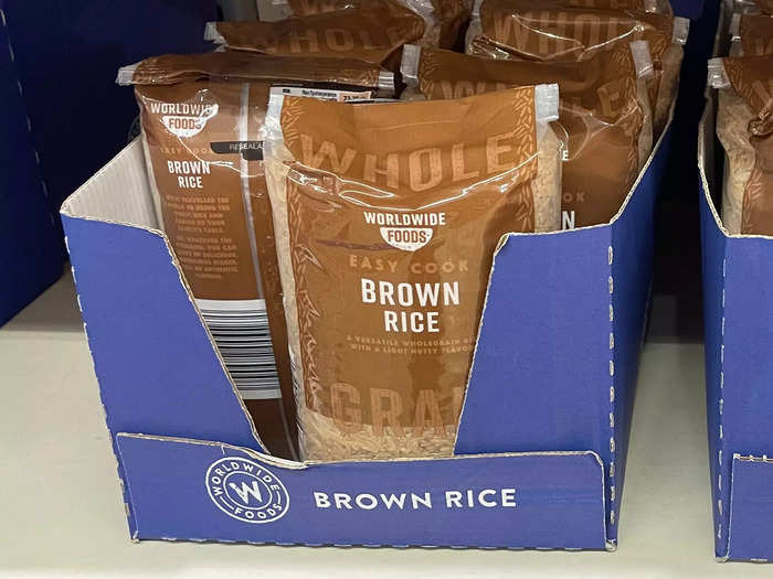 I love the Worldwide Foods whole-grain brown rice.