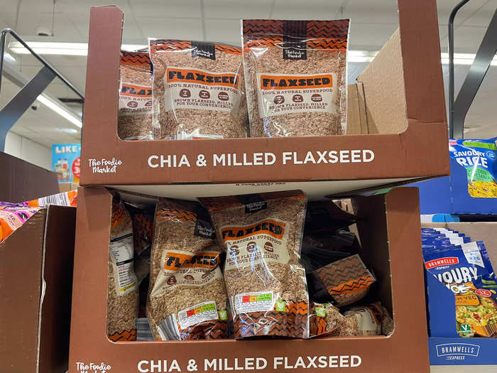 Flaxseeds are a solid source of protein, and I