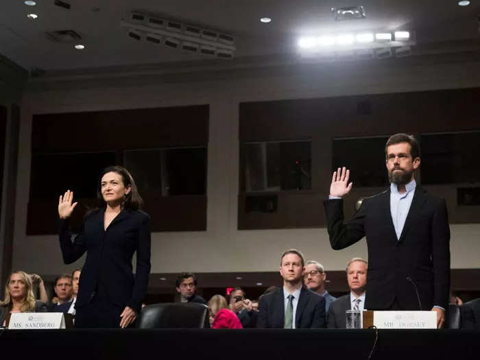 In September 2018, Jack Dorsey was grilled by lawmakers alongside Facebook COO Sheryl Sandberg.