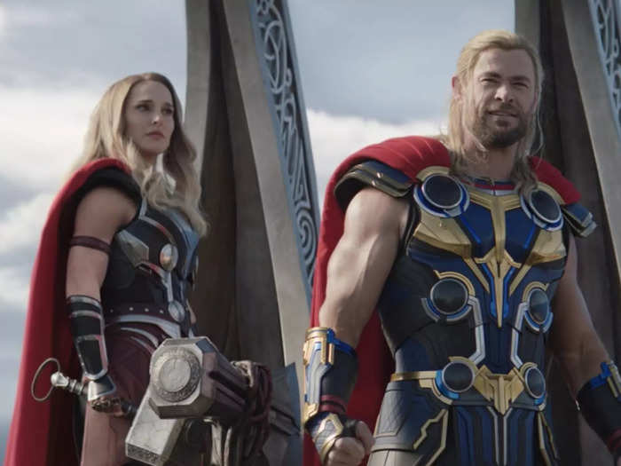 "Thor: Love and Thunder" has a runtime of 1 hour and 59 minutes.