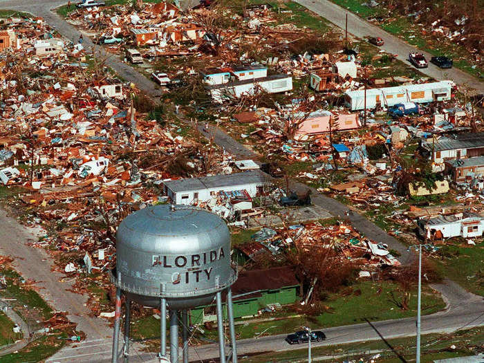 Hurricane Andrew was one of the strongest storms ever to make landfall in the US.