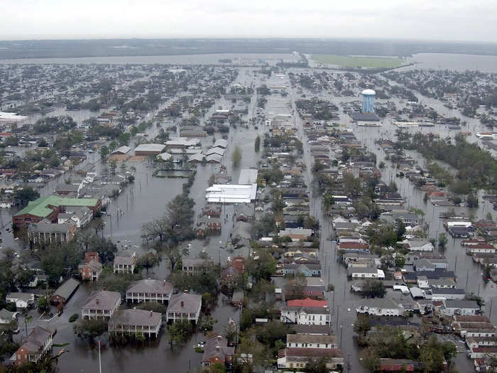 Hurricane Katrina in 2005 was the most devastating storm ever to hit the US.