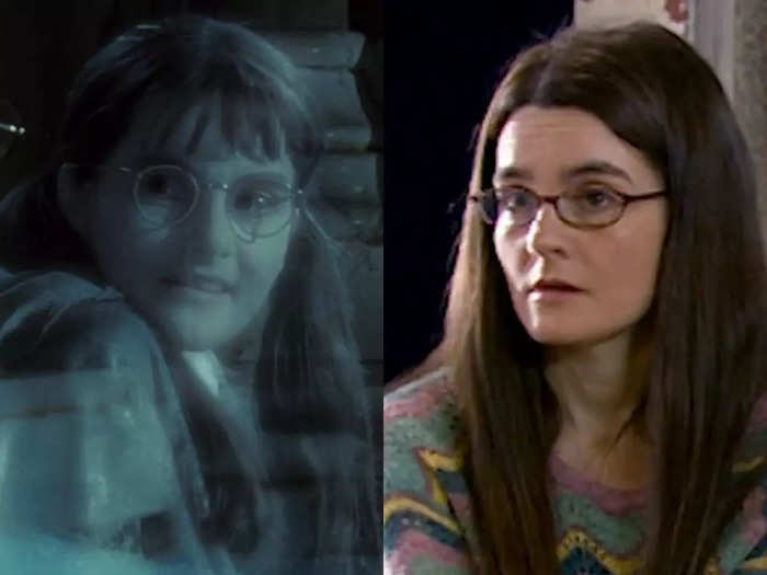 Shirley Henderson, who had a memorable role as Moaning Myrtle in the "HP" movies, guest-starred on series two of "Doctor Who."