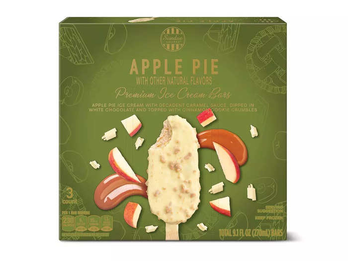 Stay cool on warmer fall days with Sundae Shoppe pumpkin-latte or apple-pie ice-cream bars.