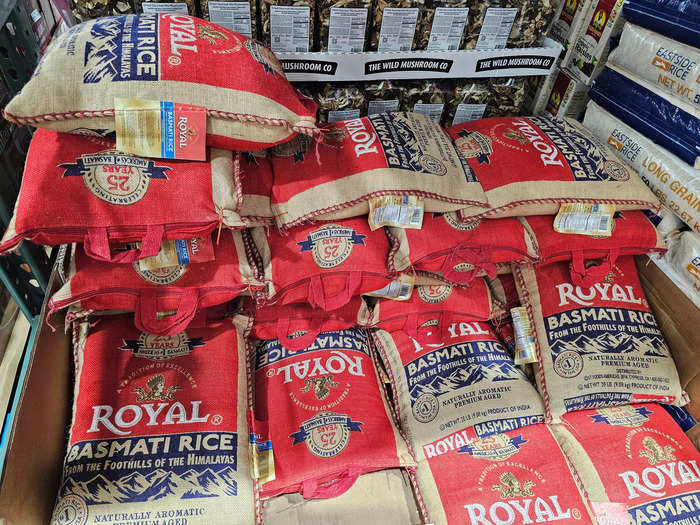 I pick up a massive bag of Royal basmati rice whenever I run out.