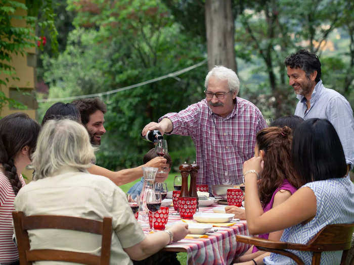 Community and family are a big part of Sardinian life