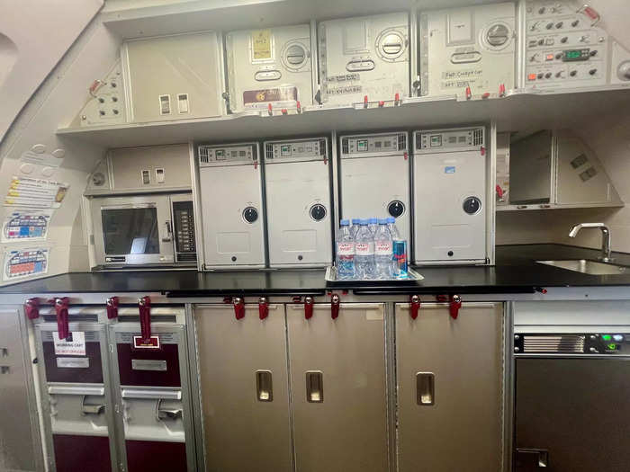 As far as the meal service, guests can cater the food they want onboard, which will be served by flight attendants thanks to the large galley in the back of the plane.