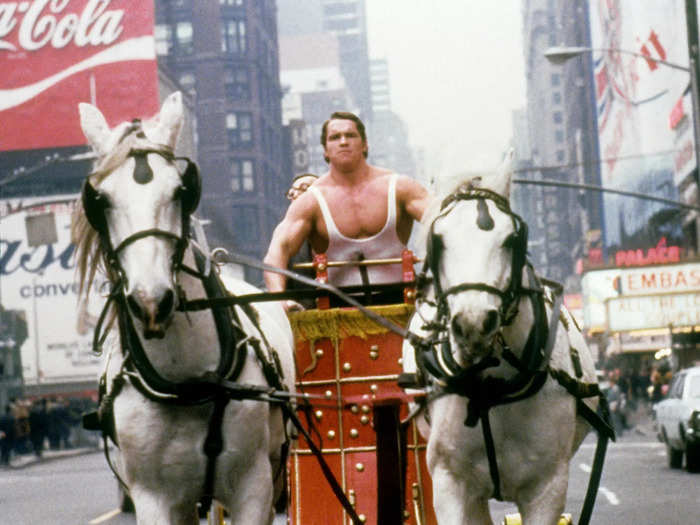 In 1970, his debut movie, "Hercules in New York," was released. He used the name Arnold Strong rather than his real name, but would never use it again after.