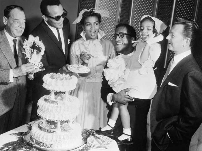 1958: Sammy Davis Jr., and Loray White