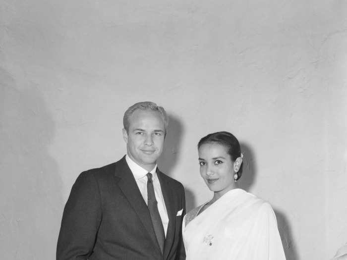 1957: Marlon Brando and Anna Kashfi