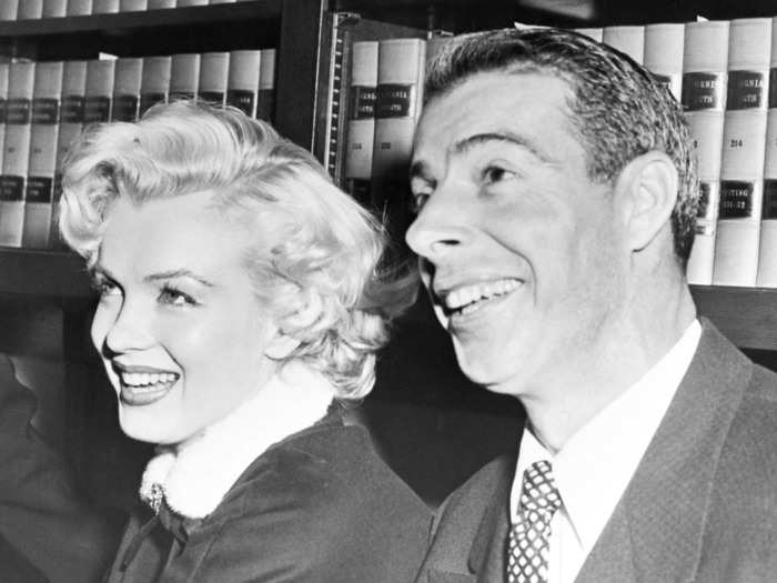 1954: Marilyn Monroe and Joe DiMaggio