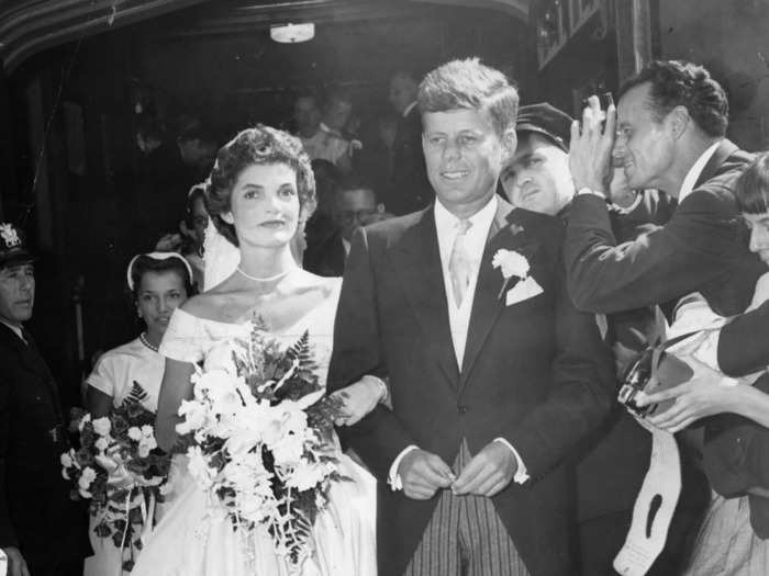 1953: John F. Kennedy Jr. and Jacqueline Bouvier