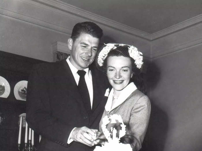 1952: Ronald Reagan and Nancy Reagan