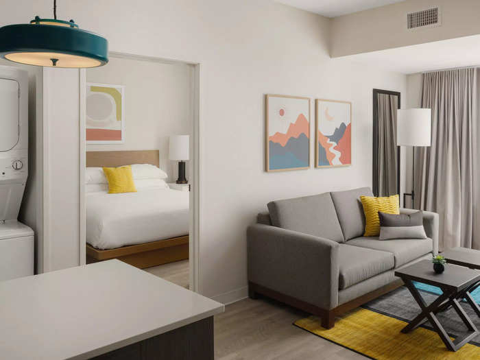 With its furnished rooms, Oliver says the brand is trying to compete with the likes of Homewood Suites.