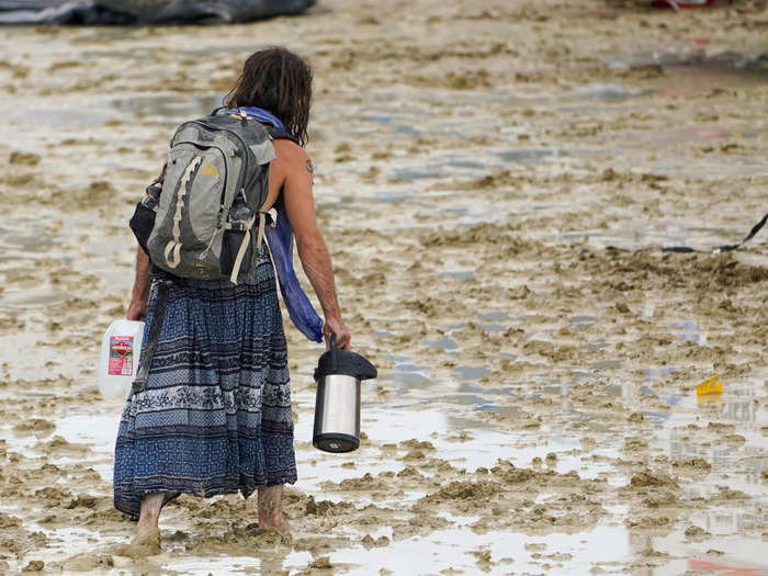 Fast-forward to 2023. All eyes are now on Burning Man, a festival hosted in the desert of Nevada, where thousands are sheltered in place after rain transformed it into a muddy hellscape.