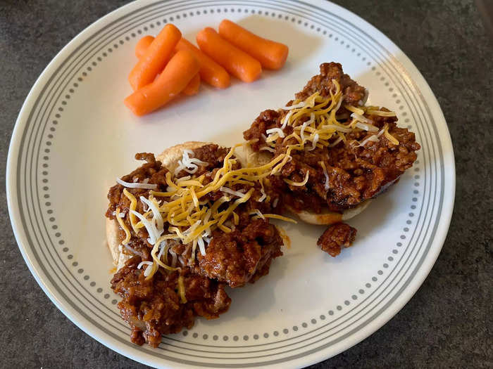 Sloppy Joes are easy to prep in the morning so they