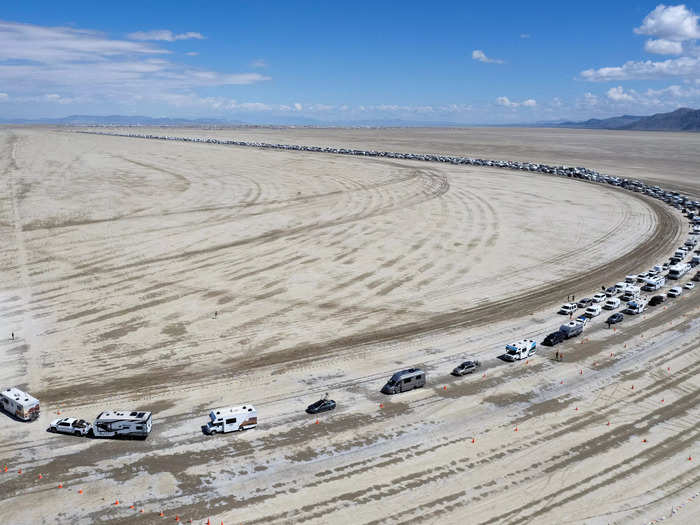 As vehicles started to leave, traffic was painfully slow. Attendees took around five hours and 30 minutes to leave the festival site.