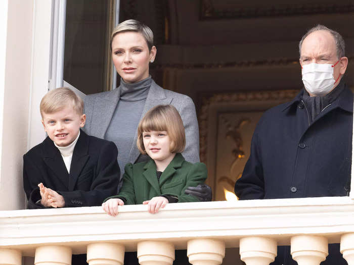 In addition to his two older children, Prince Albert and Princess Charlene have twins Prince Jacques and Princess Gabriella, who are first and second in line to the throne.