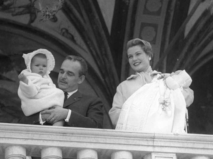 Grace and Rainier welcomed a son, Prince Albert, in 1958.