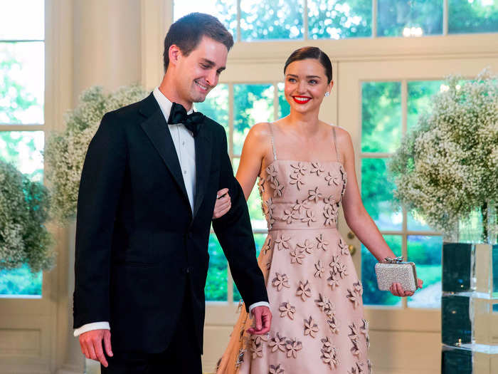 Spiegel eventually started dating Australian supermodel Miranda Kerr in 2015 after the two met the year before at a dinner for Louis Vuitton.