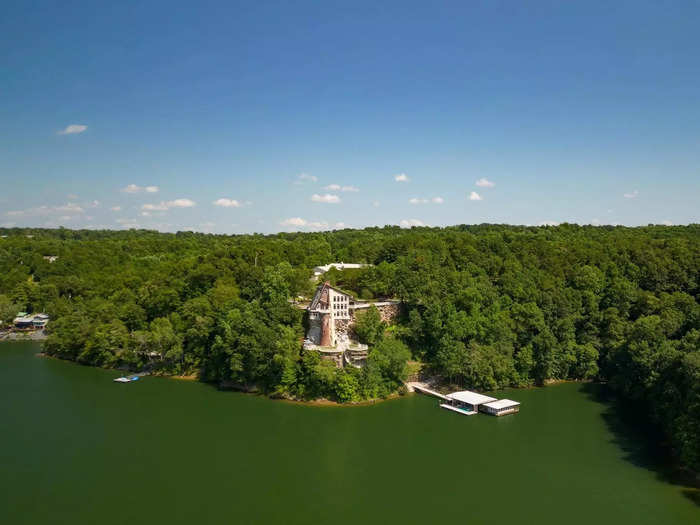 The Castle at Smith Lake, as it is known, is on Lewis Smith Lake, one of the cleanest lakes in Alabama, and the state