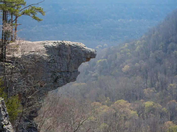 The views are still stunning in the spring.