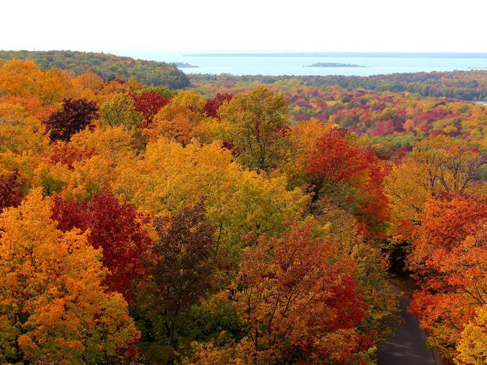 Door County, Wisconsin, was named the best destination for fall foliage in 2019 by USA Today.