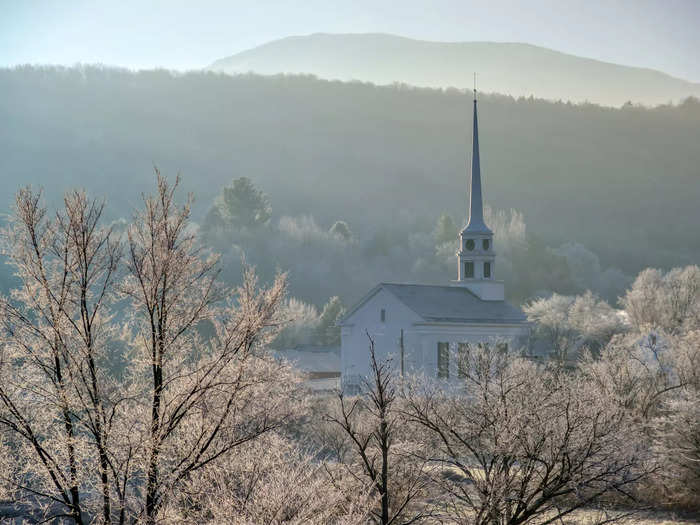 In the winter, the scenery is still beautiful, but more muted.