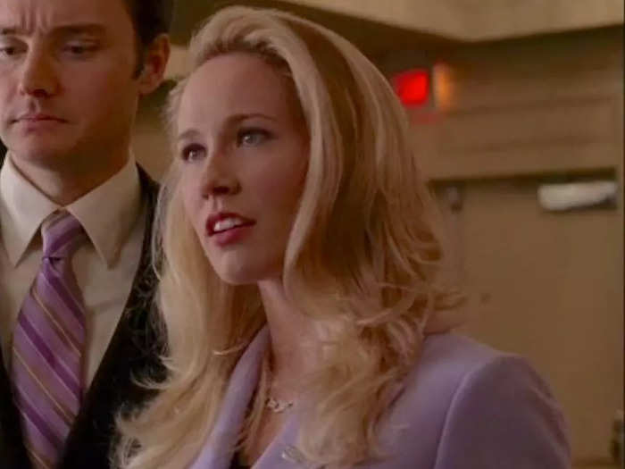 Anna Camp played Sarah, Steve