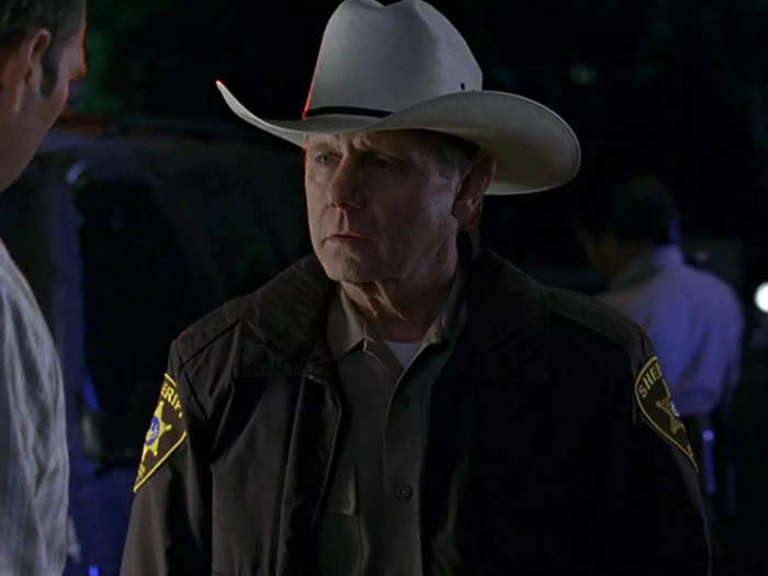 William Sanderson played Bud Dearborne, the local sheriff in Bon Temps.