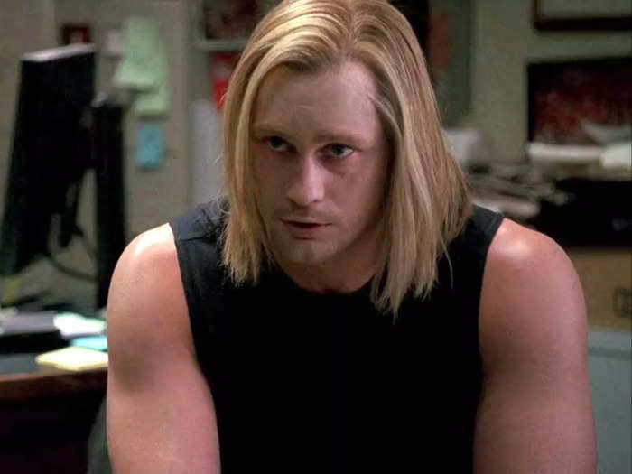 Alexander Skarsgård played Eric Northman, an over 1,000-year-old vampire and former Viking.