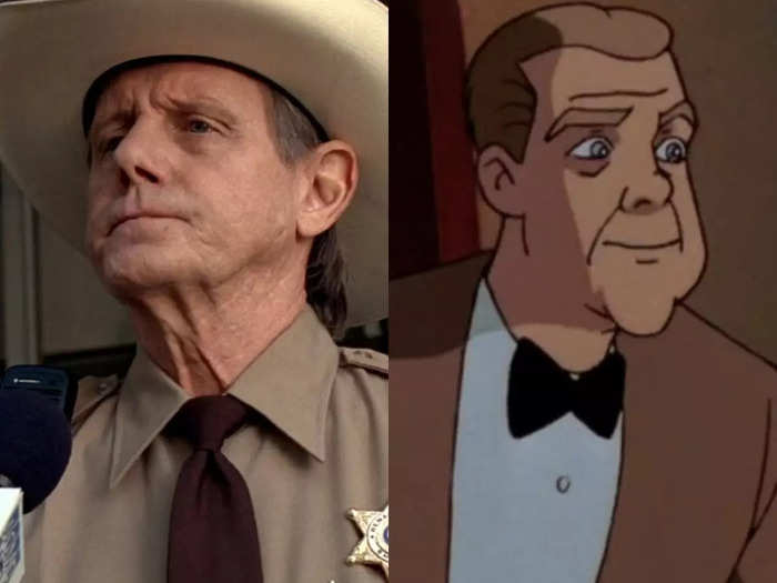 In addition to starring as Bon Temps sheriff Bud Dearborne, William Sanderson also did voice work for "Batman: The Animated Series."