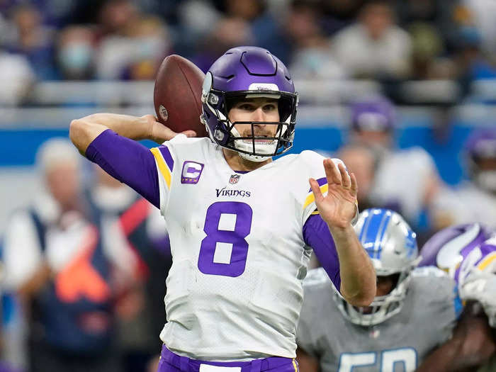 9. Kirk Cousins, Minnesota Vikings