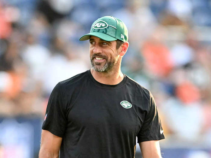 8. Aaron Rodgers, New York Jets