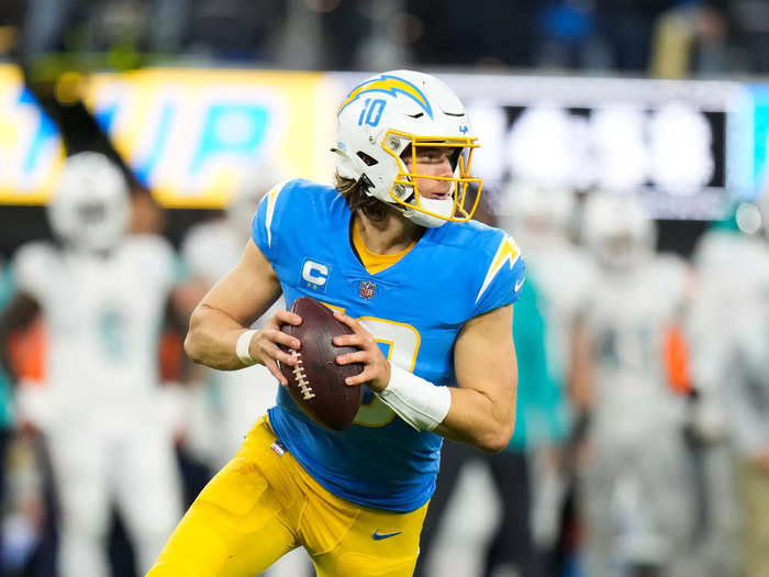 6. Justin Herbert, Los Angeles Chargers