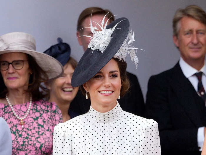 Kate showed off her penchant for polka dots at The Order of The Garter service at St. George
