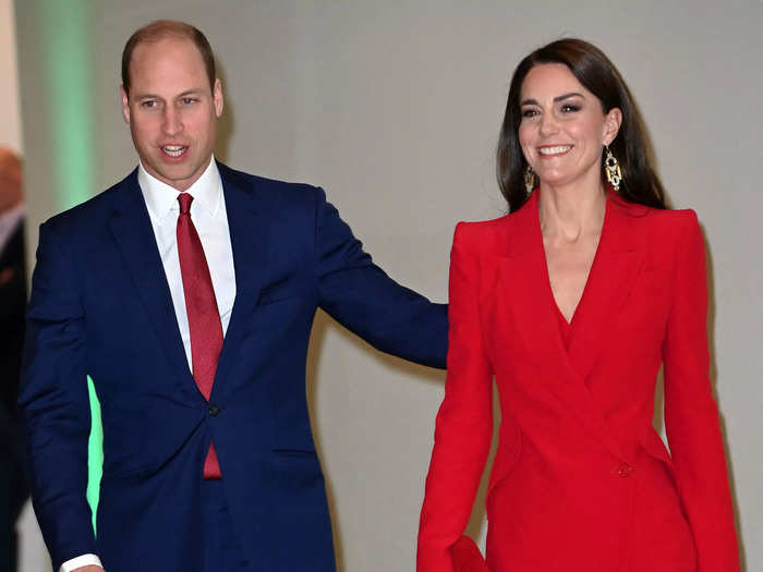 To kick off 2023, Kate and her husband wore matching red pieces for a Royal Foundation Centre event.