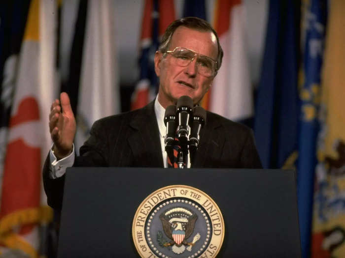 In 1988, then-Republican presidential nominee George H.W. Bush said, "Read my lips: No new taxes."