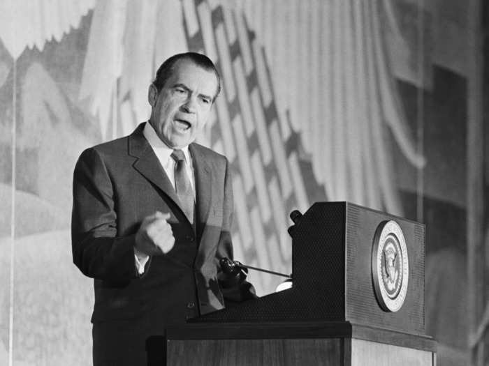 In 1974, Nixon declared, "I