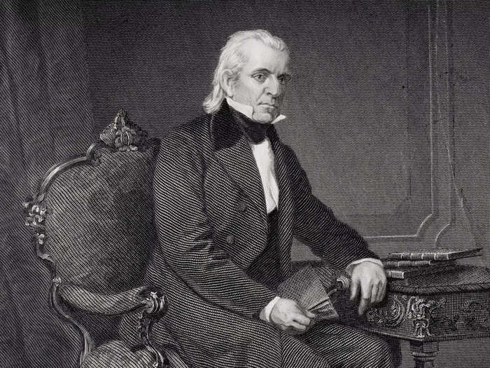 In the 1840s, President James Polk told Congress that Mexico had invaded the US.